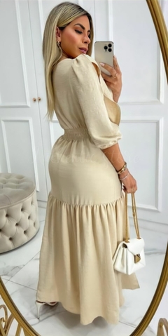 Vestido Longo Duna Nude Ketlen - comprar online