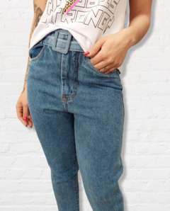 Calca Jeans Mom Com Cinto Eulalia - loja online
