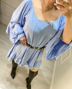 Vestido Bata Jessie Azul Claro na internet