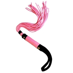 chicote-cordas-coloridas-rosa-la-pimienta