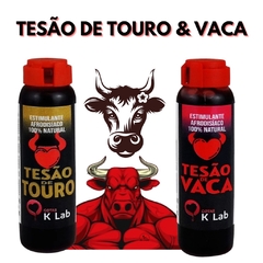 Kit Tesão De Touro + Tesão de Vaca Excitante 10ml K-Lab