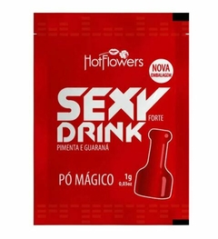 Pack 10 Unidades Pó Mágico Sexy Drink 1g Hot Flowers - comprar online