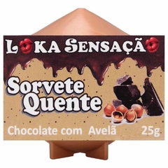 vela-comestivel-sorvete-quente-chocolate-om-avela-loka-sensacao