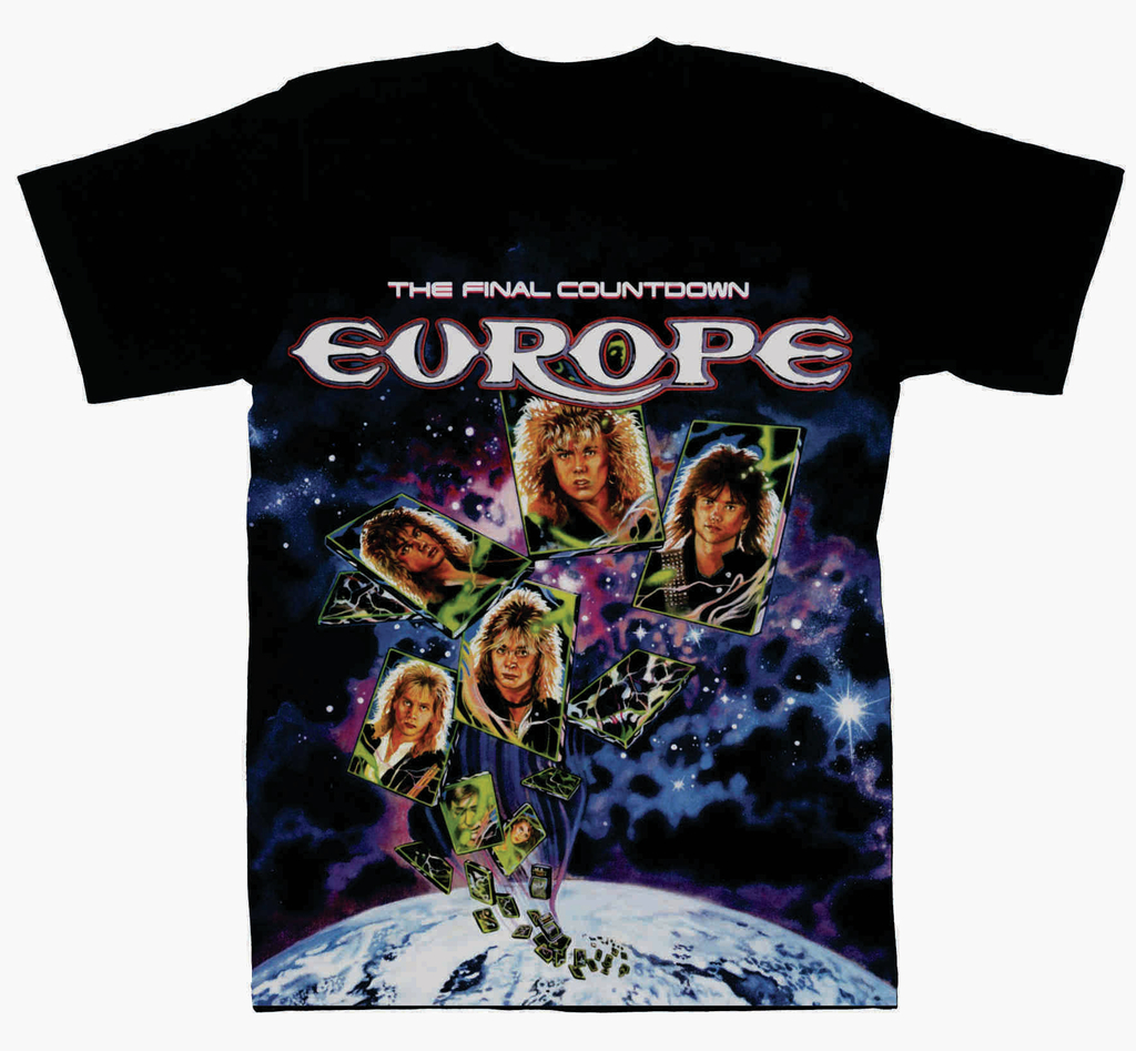 Camiseta banda Europe - The Final Countdown