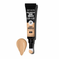 Corrector de Ojeras Revlon ColorStay Skin Awaken 5 en 1 tono Light Medium aplicador