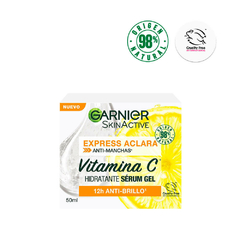 Crema Gel Hidratante Vitamina C Garnier caja