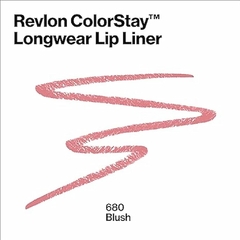 Delineador de labios Revlon Colorstay Lipliner tono Blush 680 tester