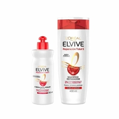Kit Crema de peinar y Shampoo Reparacion total Elvive L´Oréal Paris