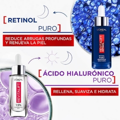 Serum L'Oréal Paris Revitalift Noche Retinol comparacion con el serum de hialuronico