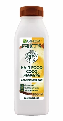 Shampoo y Acondicionador Hair Food Fructis Garnier Coco - Jazmín de Rosas | Verse bien