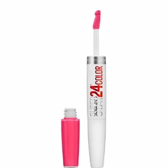 Labial Maybelline Superstay 24 hs tono 215 Pink Goes On abierto