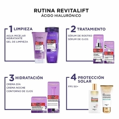 Gel de limpieza L'Oréal Paris Revitalift Hidratante rutina completa