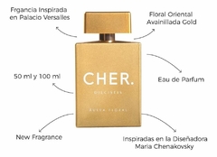 Perfume Cher Dieciseis aurea Floral caracteristicas