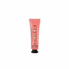 Rubor en crema de Maquillaje Maybelline Cheek Heat tono 30 Coral Ember 