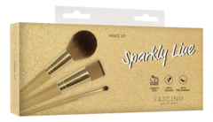Set de Brochas de Maquillaje Fascino Sparkly x 3 caja