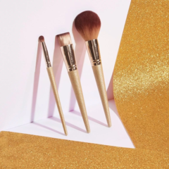 Set de Brochas de Maquillaje Fascino Sparkly x 3 detalle