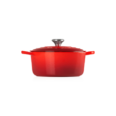 Cocotte Redonda 24cm de Hierro Fundido Cereza Le Creuset en internet