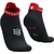 Meia Compressão Compressport Run Low V4.0 - Preto / Vermelho