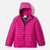 Jaqueta Columbia Powder Lite Girls Hooded Infantil - Wild Fuchsia