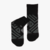 Meia On Running Mid Sock Masculina - Black / Shadow