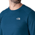 Camiseta The North Face Hyper Tee Crew Manga Longa Masculina - Azul - Jasper - Tudo para corrida de rua ou trilha, camping, esqui e MTB