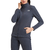 Jaqueta Ther North Face Fleece Tka Glacier Full Zip Feminino - Cinza