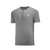 Camiseta Salomon Action 1/2 Zíper Masculina - Cinza - Jasper - Tudo para corrida de rua ou trilha, camping, esqui e MTB