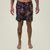 Beach Short Jasper Co. Florais Masculino - Preto