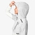 Jaqueta On Running Weather Jacket Feminina - Grey / White - comprar online