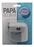 PAPA BOLINHA DE PLASTICO E ACO INOX CINZA CHUMBO 8x8x4cm