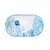 TRAVESSA OVAL VIDRO DECORATIVO MAR 29 X 14,5 CM (9505013)