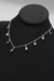 Colar de prata feminina chocker ponto de luz - Prata 925 - comprar online