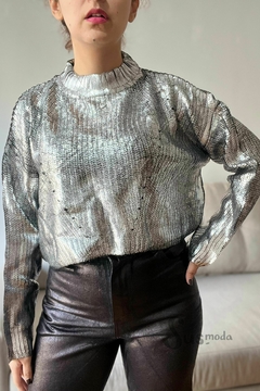 Sweater Metalizado Elaxi - Sus Moda