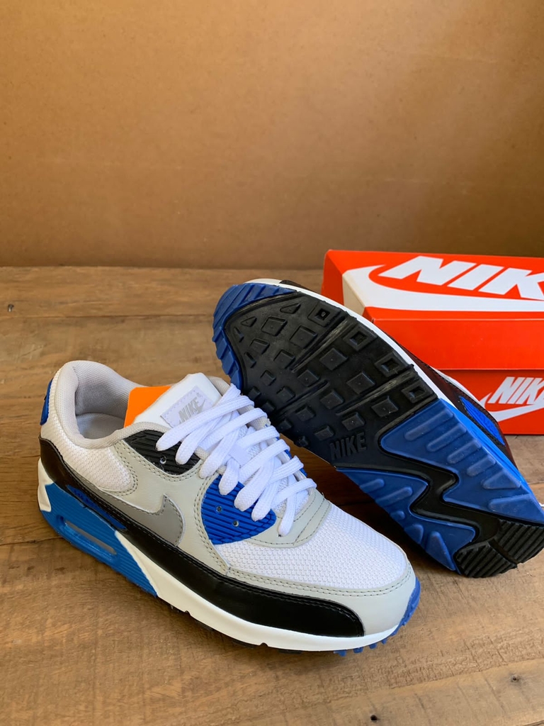Nike Air Max 90 - Branco e Azul