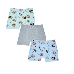 Kit Cueca Infantil Cotton 3 Peças