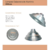 Kit X2 Pantalla Lámpara Galponera 25cm Aluminio E27 - comprar online