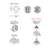 Spot Dicroicas Circular de Embutir Color Blanco Tbcin DLR3-D - comprar online