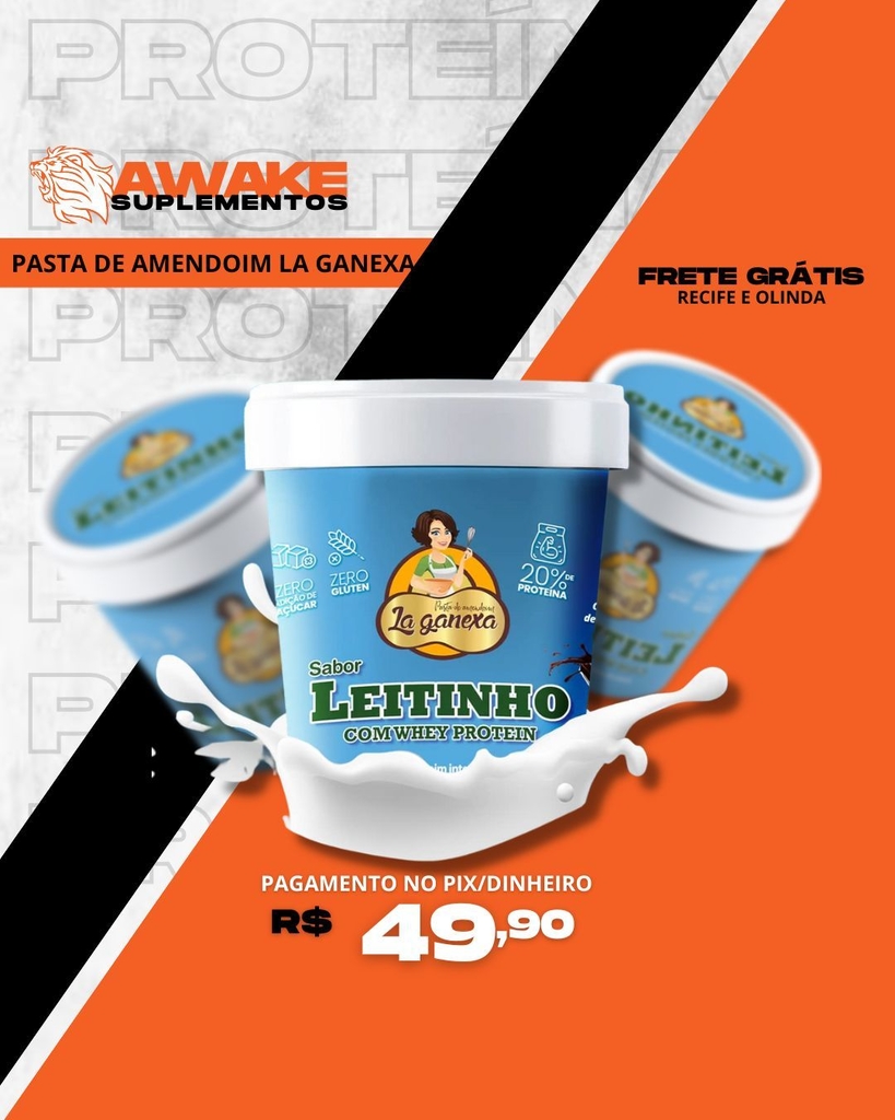 Pasta de Amendoim - 450g - La Ganexa