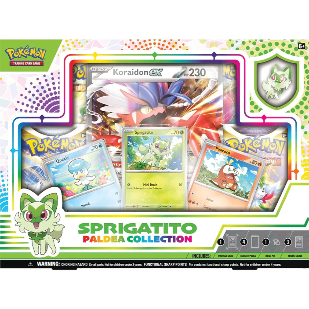 Box Cartas Pokémon Coleção Lendas de Paldea Miraidon Ex - Deck de