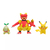 Pokémon Battle Figure Pikachu, Magmar eTurtwig - comprar online