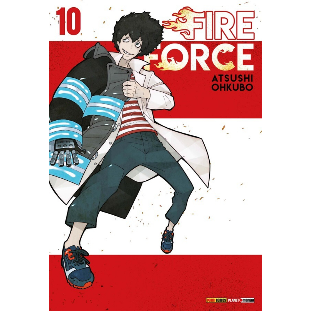 Mangá Fire Force 10 Panini, mangalivre