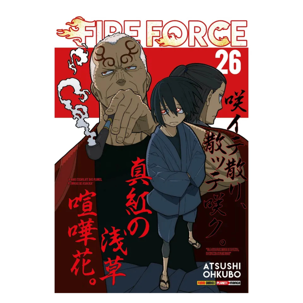 Mangá Fire Force 26 Panini, mangalivre