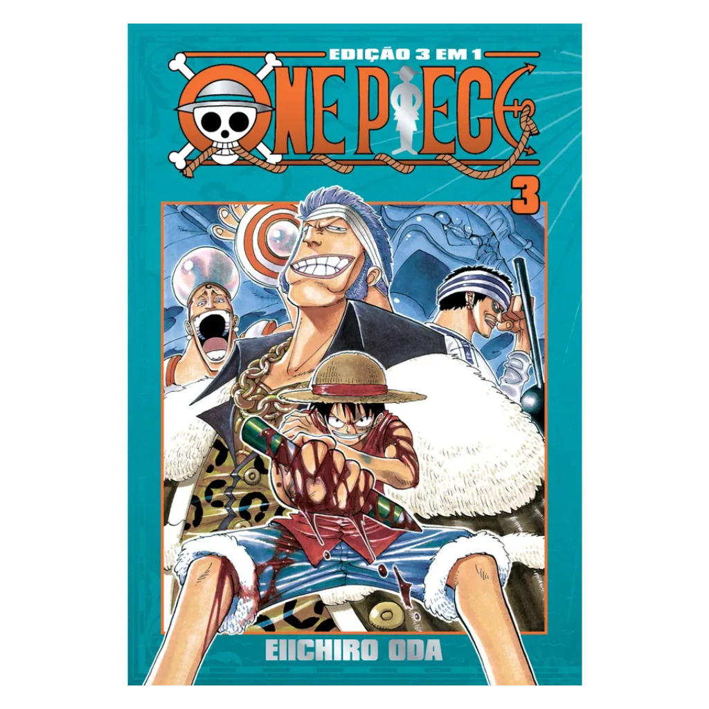 Mangá One Piece Edição 3 em 1 - 03 Panini, mangalivre