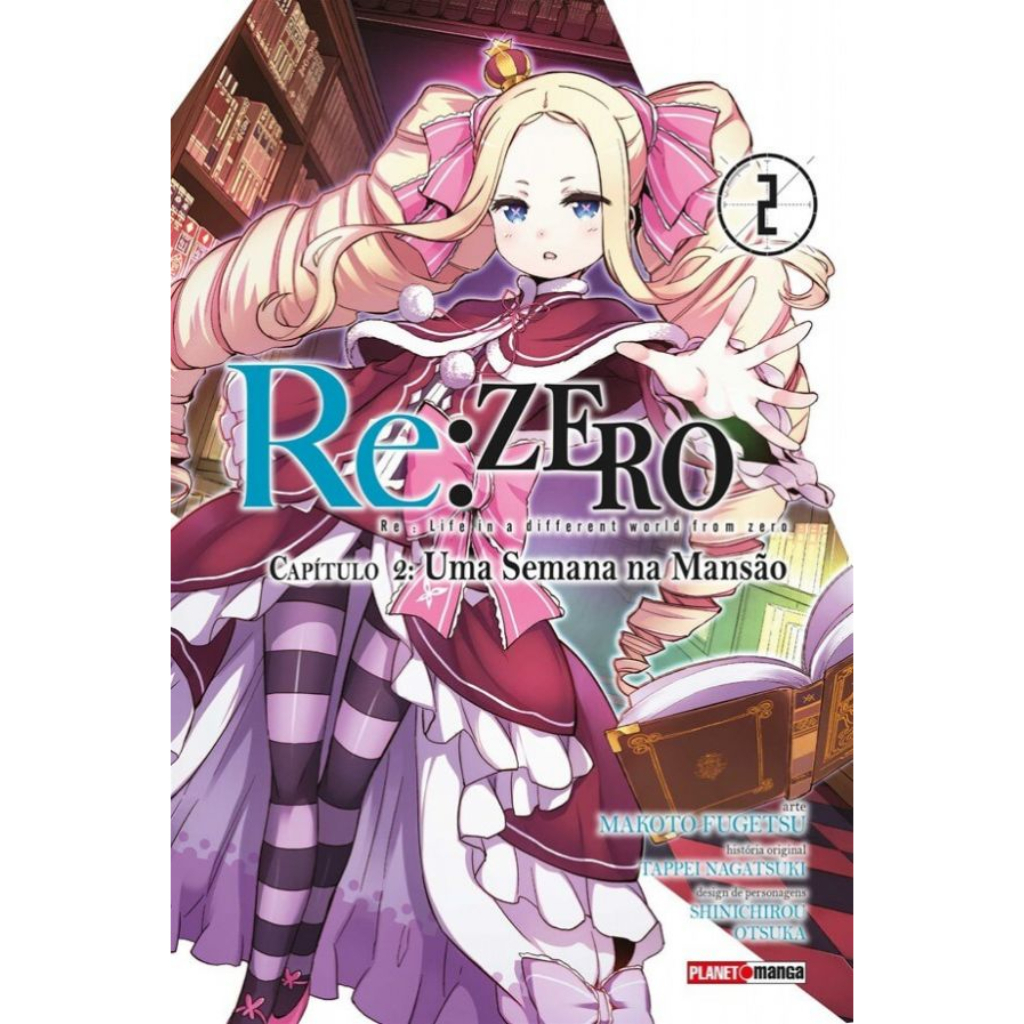 Mangá Re:Zero - Capítulo 02 - Uma Semana na Mansão 02 Panini, manga