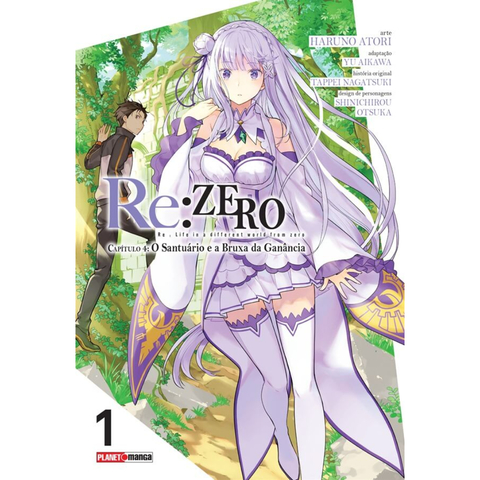 Mangá Re:Zero - Capítulo 02 - Uma Semana na Mansão 02 Panini, manga