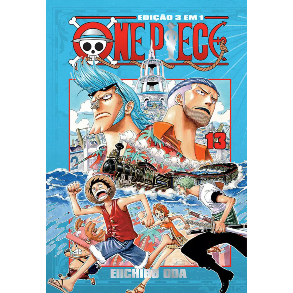 Mangá One Piece Edição 3 em 1 - 03 Panini, mangalivre