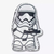 Almofada - Star Wars - Stormtrooper - Formato