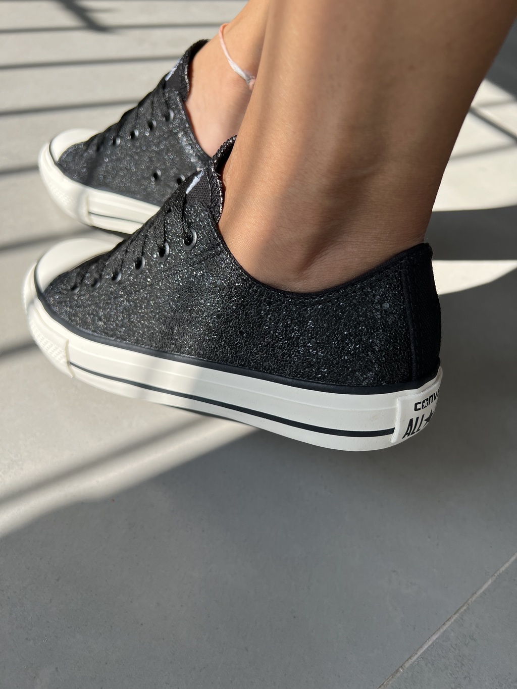 All orders star preto com glitter