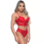 Conjunto Lingerie Sexy Com Bojo Sutiã e Calcinha Renda Feminino Mia - comprar online