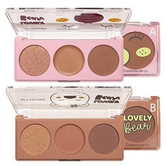 Paleta de Bronzer, Contorno cremoso e Contorno em pó- Lovely Bear Sp Colors - loja online